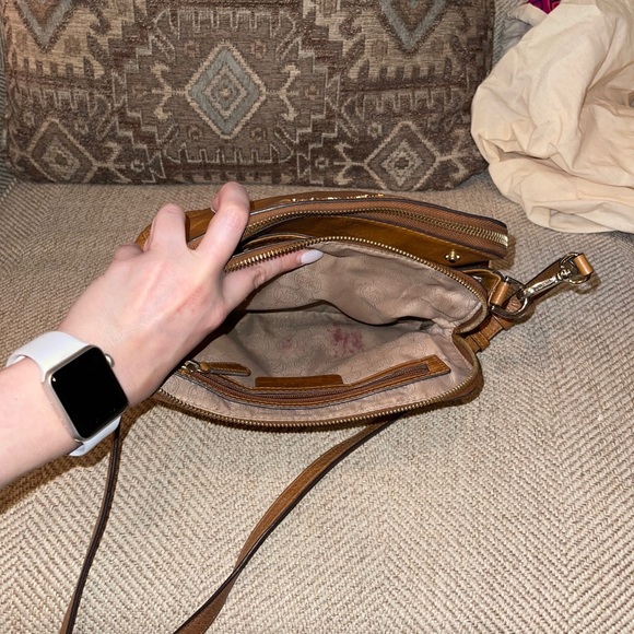 Michael Kors brown leather crossbody - Picture 7 of 10